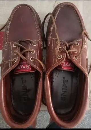 Zapatos náuticos Snipe marrones