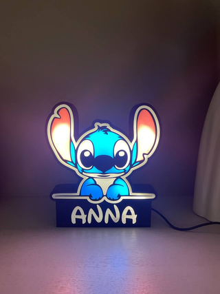 Lámpara LED 3D Stitch
