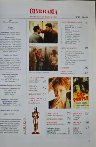 Revista Cinerama.