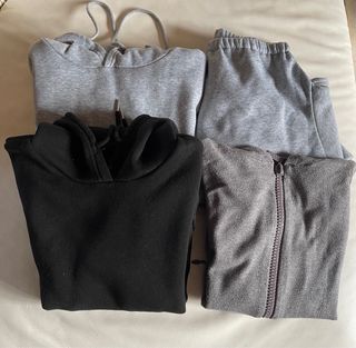 8 pantaloni + 4 felpe + 2 shorts