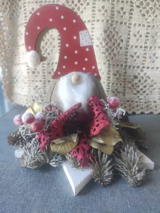 Set puntalebero Natale + 2 oggettistica