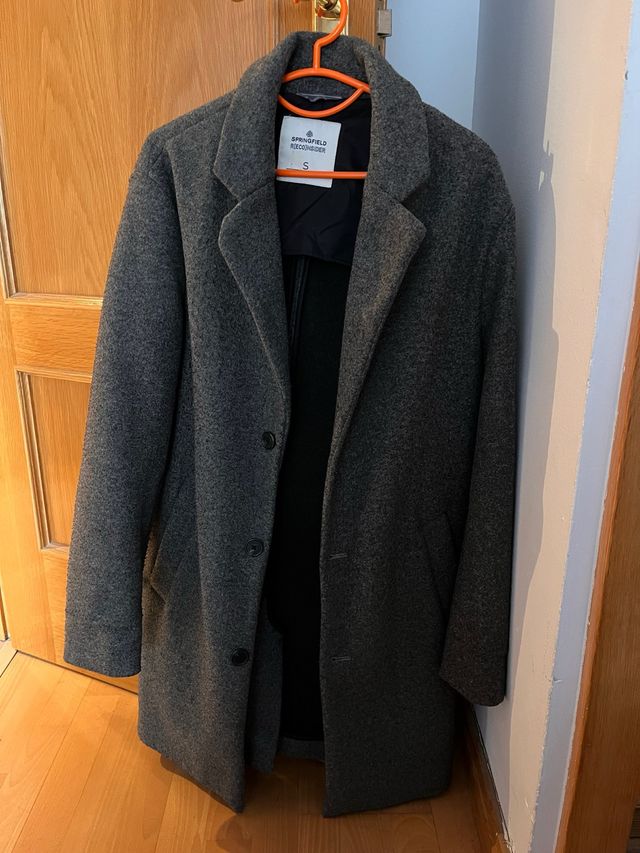 Abrigo largo gris Springfield