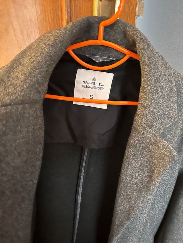 Abrigo largo gris Springfield