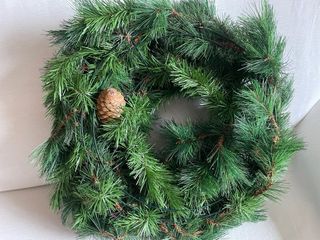 Corona de Navidad con piña