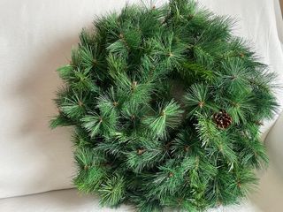 Corona de Navidad con piña