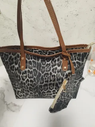Bolso de mujer estampado leopardo