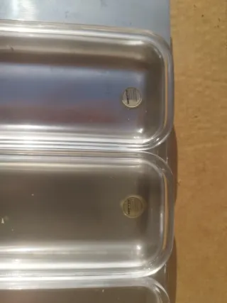 Salsiera Alessi in metallo e vetro