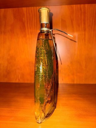 Botella Decorativa con Piñas y Arena brillante