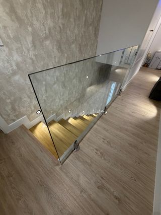 Barandilla de cristal moderna