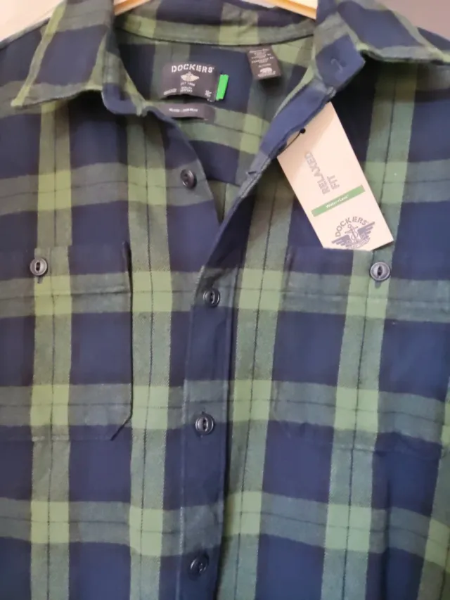 Camisa Dockers a cuadros XL a estrenar