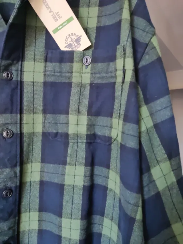 Camisa Dockers a cuadros XL a estrenar
