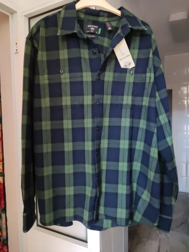 Camisa Dockers a cuadros XL a estrenar