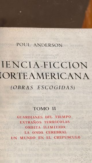 tres volúmenes ciencia ficción años 60 y 70