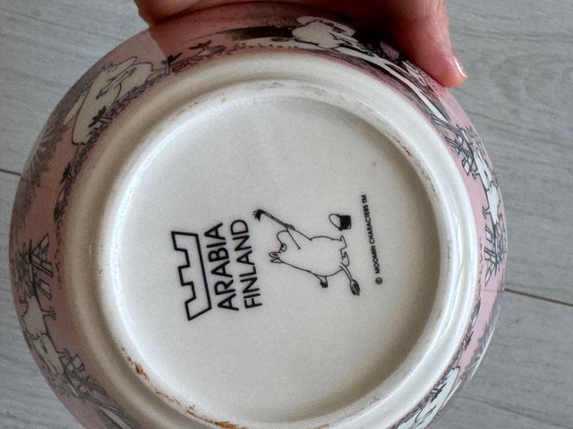 Plato Arabia Moomins Rosa