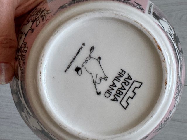 Plato Arabia Moomins Rosa