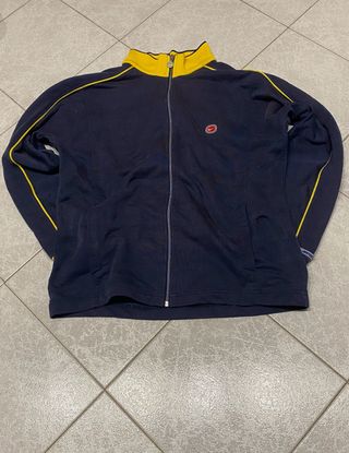 Felpa Nike Corteiz Vintage Blu/Gialla Zip