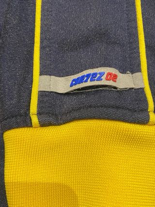 Felpa Nike Corteiz Vintage Blu/Gialla Zip