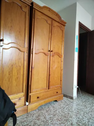 Armario pino vintage 2 puertas