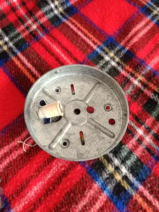 Plafón Luz Techo Antiguo Cristal Transparente.