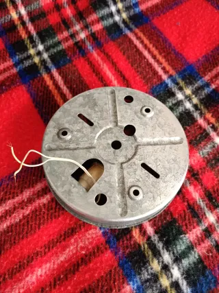 Plafón Luz Techo Antiguo Cristal Transparente.