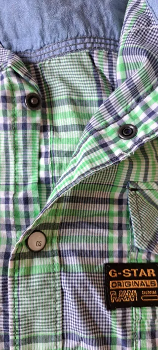 Camisa G-Star niño cuadros M