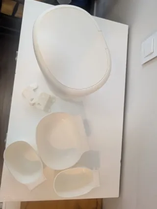 Cestos cambiador bebé y cubo con tapa