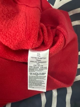 Sudadera Gap Roja con Cremallera