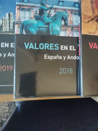 5 Libros Sellos España y Andorra (Vacíos) 2023...