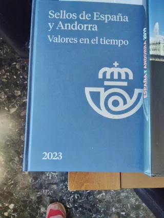 5 Libros Sellos España y Andorra (Vacíos) 2023...