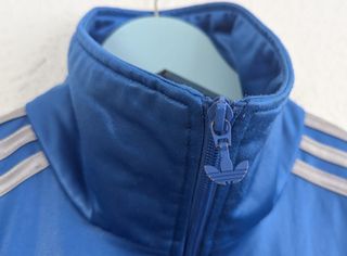 Chaqueta vintage Adidas Chile 62 – Talla S – Azul