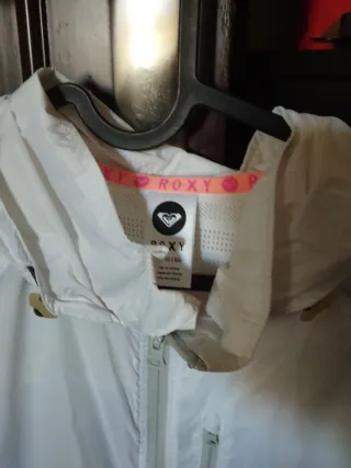 Cortavientos Roxy Blanco Talla Xl