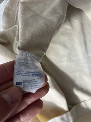 T-shirt Champion Beige Nuova