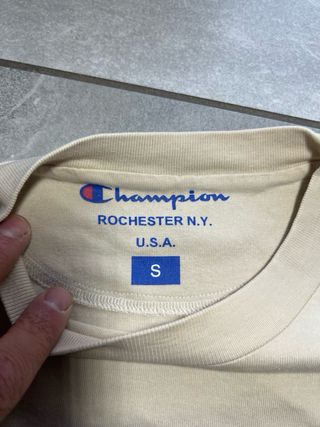 T-shirt Champion Beige Nuova