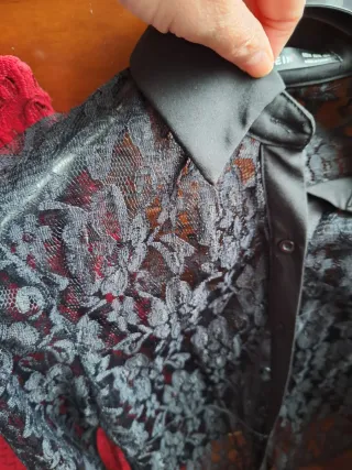 Lote 2 camisas encaje nuevas