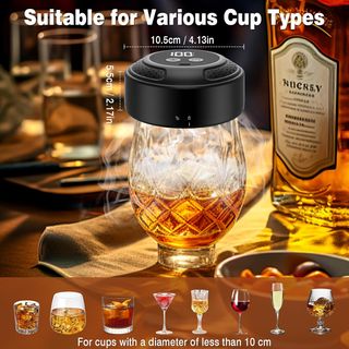 Ahumador Cócteles Eléctrico RGB