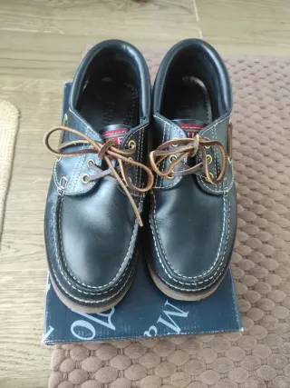 Zapatos náuticos Snipe Piel Azul Marino Talla 41