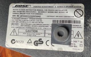 Equipo Homecinema Bose