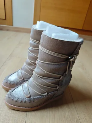 Mou Botas Cuña Frances Wedge Short