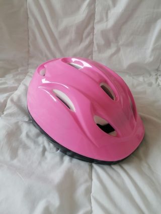 Casco Bicicleta Niña Rosa
