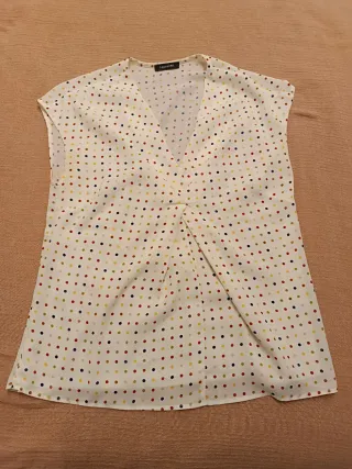 Blusa Laserre Multicolor Lunares