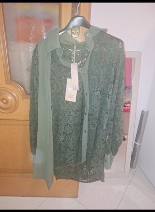 Camicetta ZETA DI GIO verde taglia unica