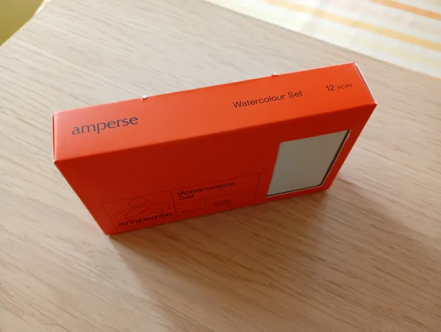 Set Acuarelas Amperse 12 colores