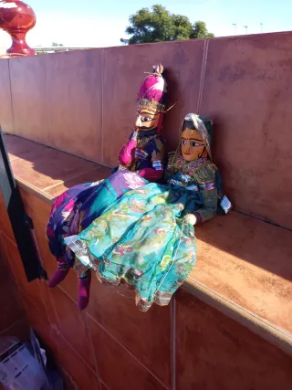 Marionetas Indonesia Pareja