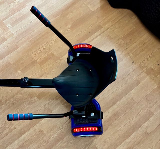 Hoverboard Azul con Silla Kart