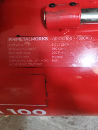 Compresor ORION 100  ESCUCHO OFERTA