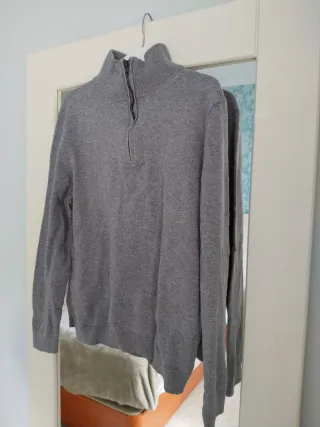 Jersey Mango niño 9/10 años gris