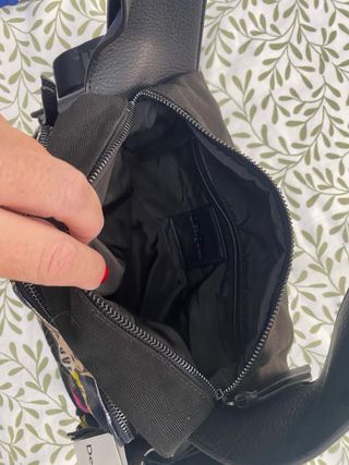 Bolso Desigual Negro Multicolor,