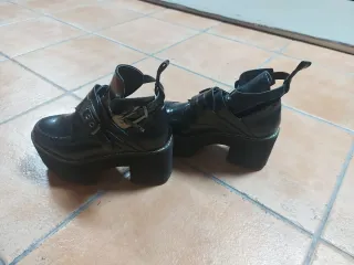 Zapatos de plataforma negros