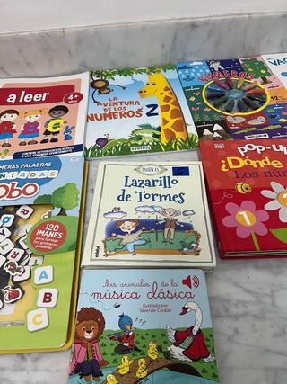 LOTE LIBROS INFANTIL BEBE