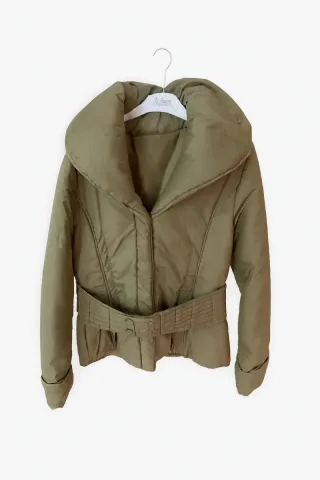 Piumino donna con cintura